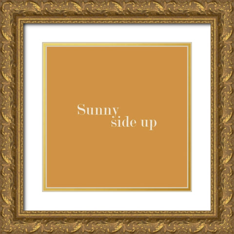 Sunny Side Up No. 4 Gold Ornate Wood Framed Art Print with Double Matting by Murdock, Ramona