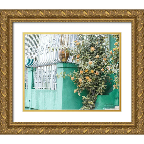 Room With a View Gold Ornate Wood Framed Art Print with Double Matting by Murdock, Ramona