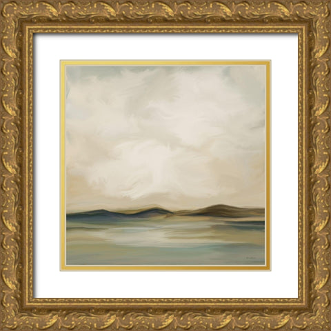 Desert Mirage No. 3 Gold Ornate Wood Framed Art Print with Double Matting by Murdock, Ramona