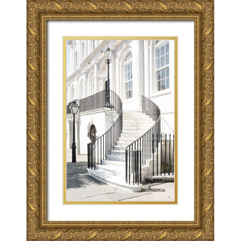 Charleston Elegance I Gold Ornate Wood Framed Art Print with Double Matting by Murdock, Ramona