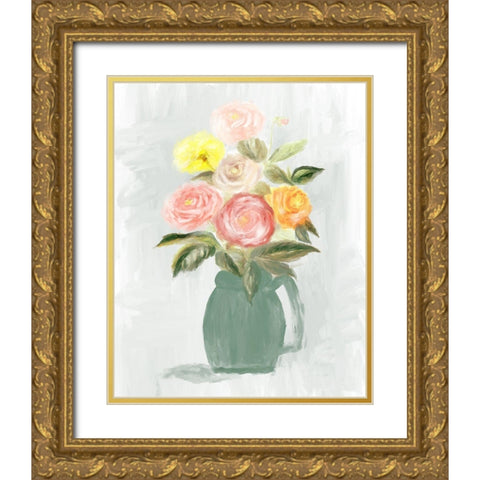 Mixed Garden II Gold Ornate Wood Framed Art Print with Double Matting by Murdock, Ramona