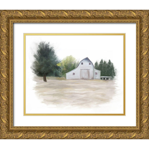 Urban Barn Gold Ornate Wood Framed Art Print with Double Matting by Murdock, Ramona