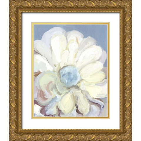 Chunky Floral I Gold Ornate Wood Framed Art Print with Double Matting by Murdock, Ramona