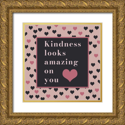 Kindness Gold Ornate Wood Framed Art Print with Double Matting by Murdock, Ramona