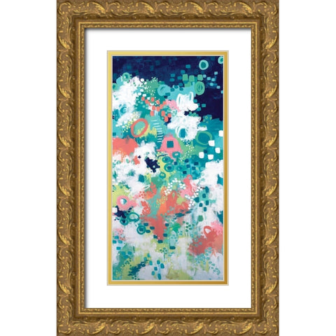In the Flower Fields II Gold Ornate Wood Framed Art Print with Double Matting by Allemand, Sue