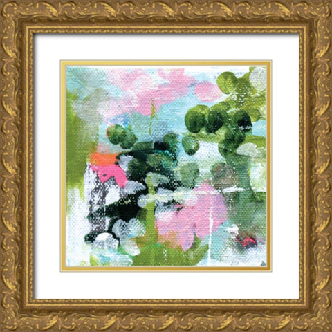 Meadowlands I Gold Ornate Wood Framed Art Print with Double Matting by Allemand, Sue