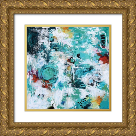 Walk Along the Path Gold Ornate Wood Framed Art Print with Double Matting by Allemand, Sue