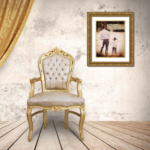 Reason No. 30 Gold Ornate Wood Framed Art Print with Double Matting by Eva, Shawnda