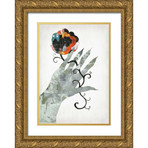 Witch Hand Gold Ornate Wood Framed Art Print with Double Matting by Ogren, Sarah