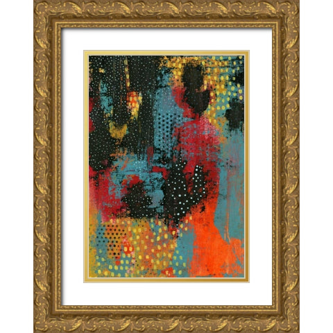 Hot Lava Gold Ornate Wood Framed Art Print with Double Matting by Ogren, Sarah