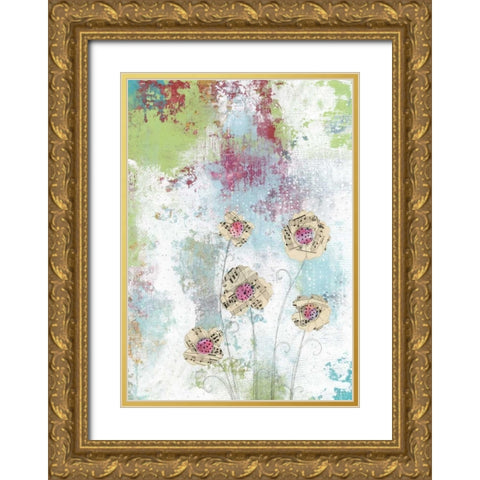 Natures Music Gold Ornate Wood Framed Art Print with Double Matting by Ogren, Sarah