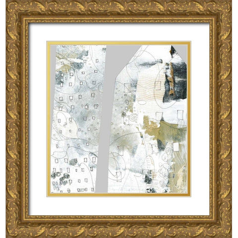 City III Gold Ornate Wood Framed Art Print with Double Matting by Ogren, Sarah