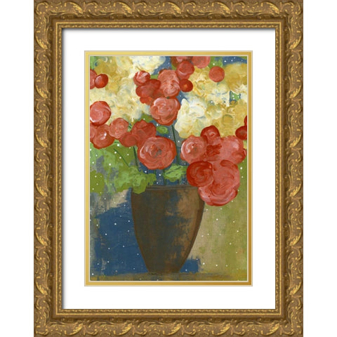 The Brown Vase Gold Ornate Wood Framed Art Print with Double Matting by Ogren, Sarah