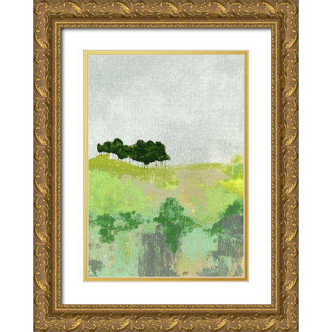 Trees Gold Ornate Wood Framed Art Print with Double Matting by Ogren, Sarah