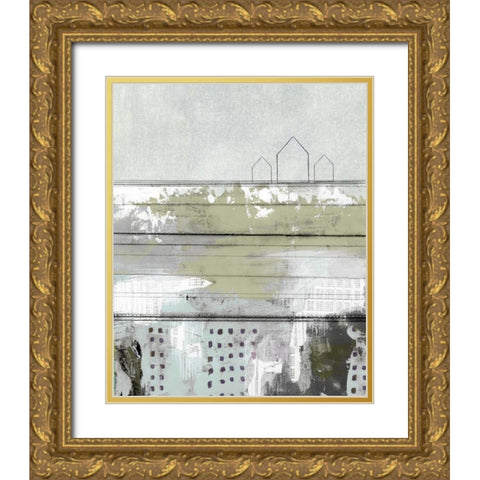 The Farm Gold Ornate Wood Framed Art Print with Double Matting by Ogren, Sarah