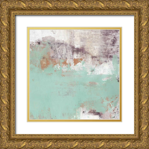 Purple Mountain Gold Ornate Wood Framed Art Print with Double Matting by Ogren, Sarah