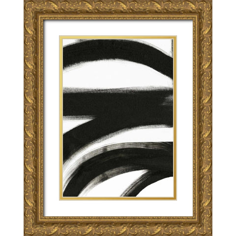 Black and White VI Gold Ornate Wood Framed Art Print with Double Matting by Ogren, Sarah