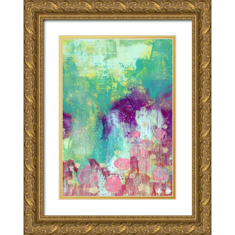 My Garden Gold Ornate Wood Framed Art Print with Double Matting by Ogren, Sarah