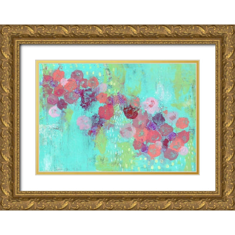 Today It Rained Gold Ornate Wood Framed Art Print with Double Matting by Ogren, Sarah