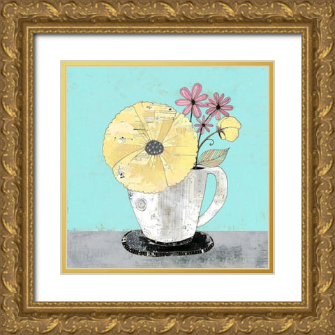 Tea Cup II Gold Ornate Wood Framed Art Print with Double Matting by Ogren, Sarah