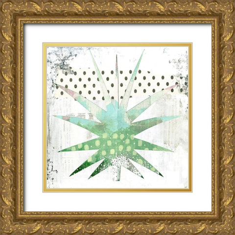 Palm I Gold Ornate Wood Framed Art Print with Double Matting by Ogren, Sarah