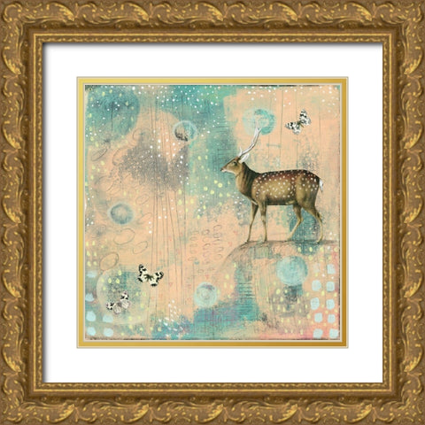 So Many Spots Gold Ornate Wood Framed Art Print with Double Matting by Ogren, Sarah
