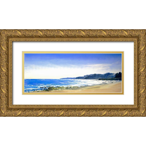Morning Light Gold Ornate Wood Framed Art Print with Double Matting by Francis, Sandra
