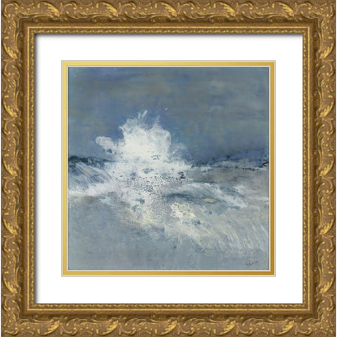 Arise Gold Ornate Wood Framed Art Print with Double Matting by Shanti, Shima