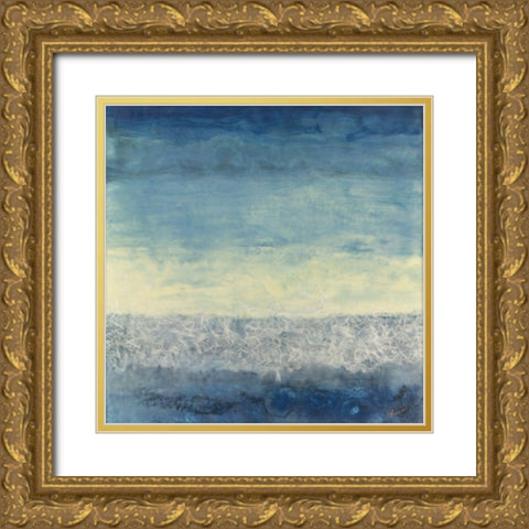 Between Worlds Gold Ornate Wood Framed Art Print with Double Matting by Shanti, Shima