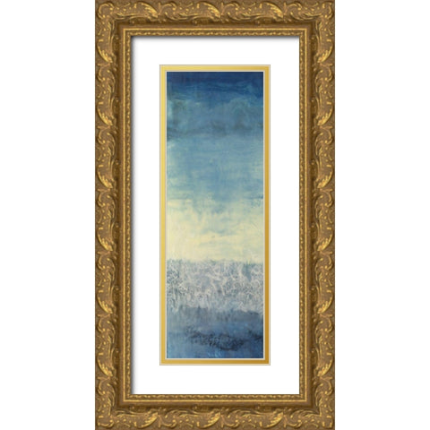 Between Worlds I Gold Ornate Wood Framed Art Print with Double Matting by Shanti, Shima