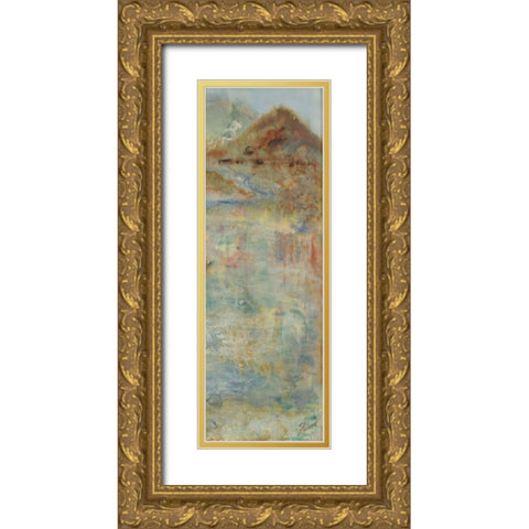 Send Rain II Gold Ornate Wood Framed Art Print with Double Matting by Shanti, Shima