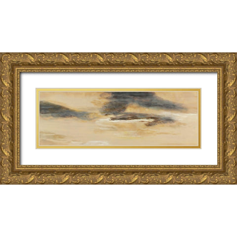 Color of Silence I Gold Ornate Wood Framed Art Print with Double Matting by Shanti, Shima
