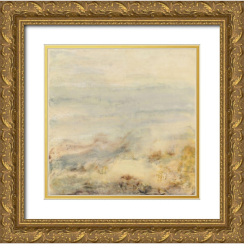 Imperceptible Gold Ornate Wood Framed Art Print with Double Matting by Shanti, Shima