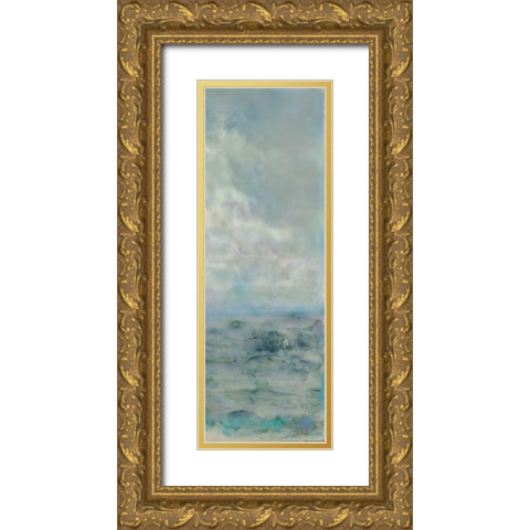Paradise Found II Gold Ornate Wood Framed Art Print with Double Matting by Shanti, Shima