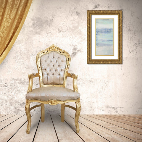 Lighting the Way I Gold Ornate Wood Framed Art Print with Double Matting by Shanti, Shima