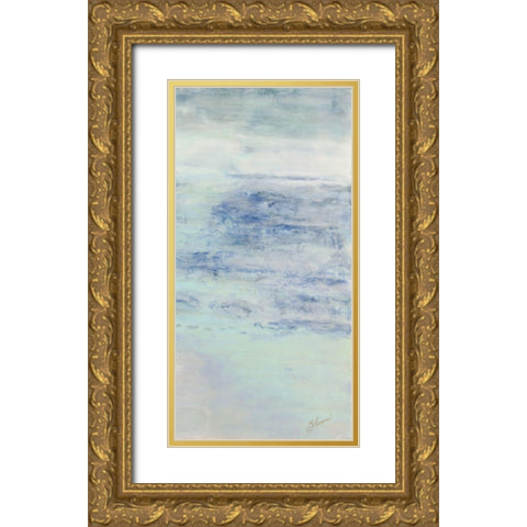 Lighting the Way II Gold Ornate Wood Framed Art Print with Double Matting by Shanti, Shima