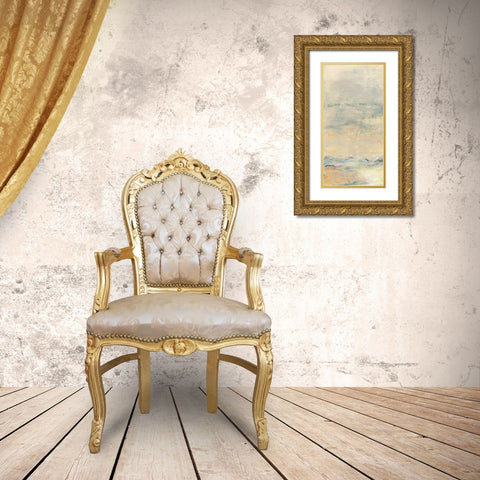 Quietude I Gold Ornate Wood Framed Art Print with Double Matting by Shanti, Shima