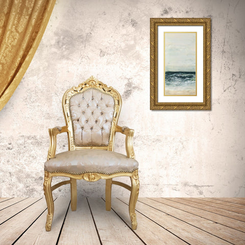 What Lies Beyond I Gold Ornate Wood Framed Art Print with Double Matting by Shanti, Shima