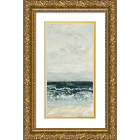 What Lies Beyond II Gold Ornate Wood Framed Art Print with Double Matting by Shanti, Shima