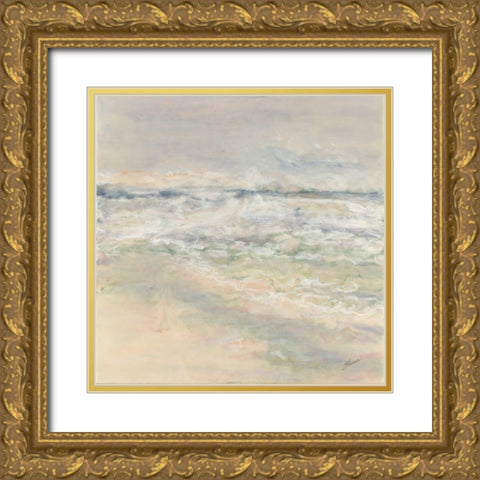 Silence in Motion Gold Ornate Wood Framed Art Print with Double Matting by Shanti, Shima