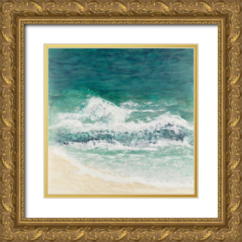 Peace Awaits Gold Ornate Wood Framed Art Print with Double Matting by Shanti, Shima