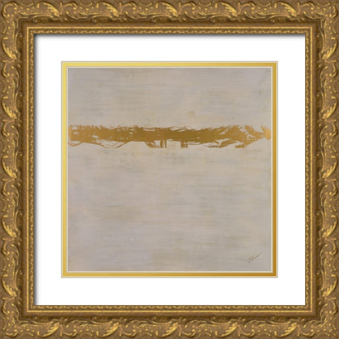 Coronation Gold Ornate Wood Framed Art Print with Double Matting by Shanti, Shima