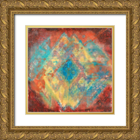 Ancient Wisdom Petite I Gold Ornate Wood Framed Art Print with Double Matting by Shanti, Shima