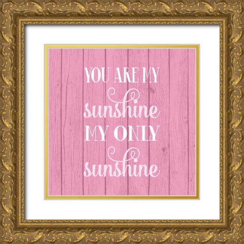 Sunshine Gold Ornate Wood Framed Art Print with Double Matting by Robinson, Tamara