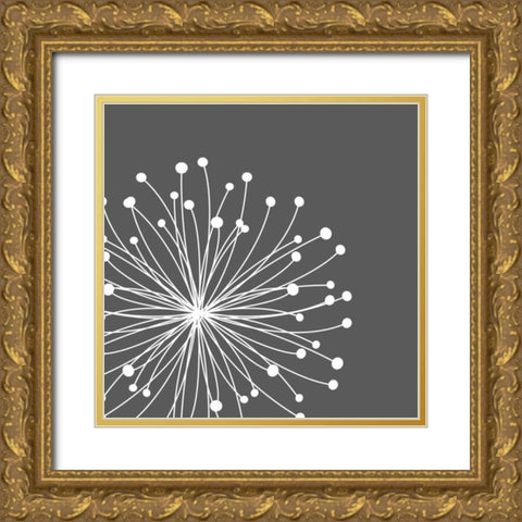 Dandelion I Gold Ornate Wood Framed Art Print with Double Matting by Robinson, Tamara