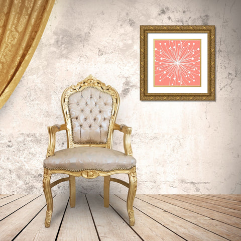 Dandelion II Gold Ornate Wood Framed Art Print with Double Matting by Robinson, Tamara