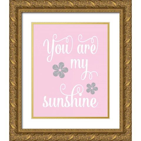 Sunshine I Gold Ornate Wood Framed Art Print with Double Matting by Robinson, Tamara