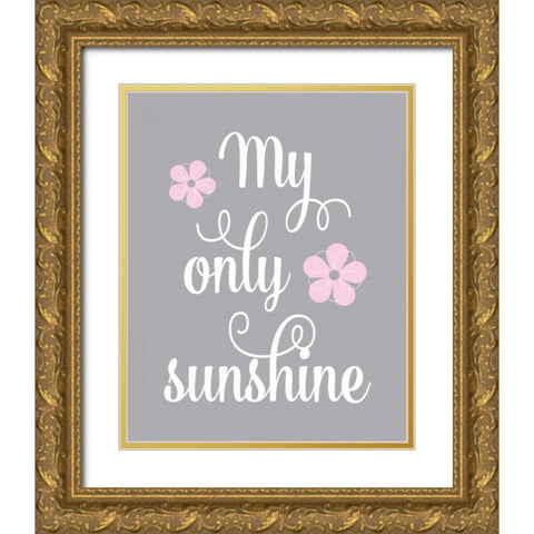 Sunshine II Gold Ornate Wood Framed Art Print with Double Matting by Robinson, Tamara