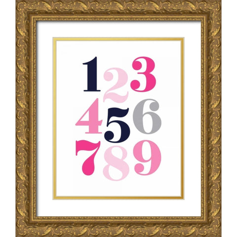 Gold Ornate Wood Framed Art Print with Double Matting by Robinson, Tamara