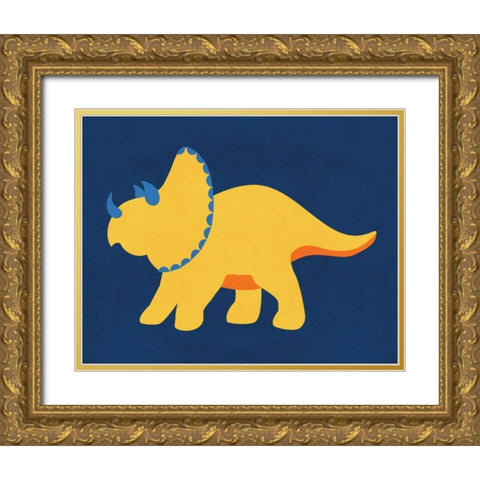 Dino 444 Gold Ornate Wood Framed Art Print with Double Matting by Robinson, Tamara